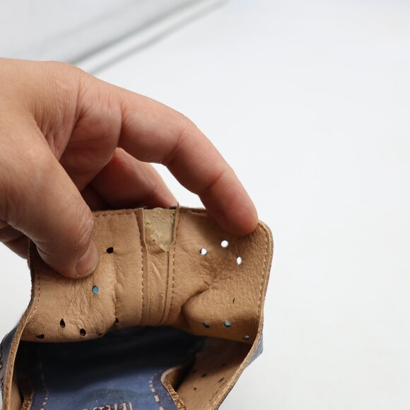 L'artiste Spring Step Zippia Blue Floral Women's EU 40 Open Toe Chunky Heel Clog - Picture 11 of 11